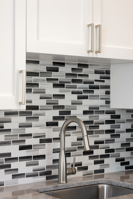 Agate Glass Grey Mosaic 300x300x8mm