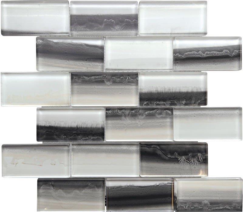 Agate Glass Grey Mosaic 300x300x8mm