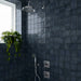 Storm Blue Zellige style tiles Wall Tiles 32x62.5cm