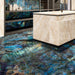 Luminous Labradorite Onyx Blue Polished Tiles - 60x120cm