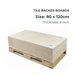 CEMENT BACKER FIBER BOARD 1200x800x6mm