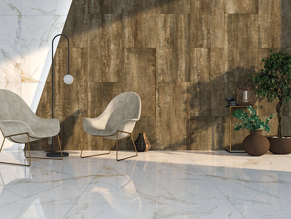 Oxid Brown Porcelain Tiles 60x120cm