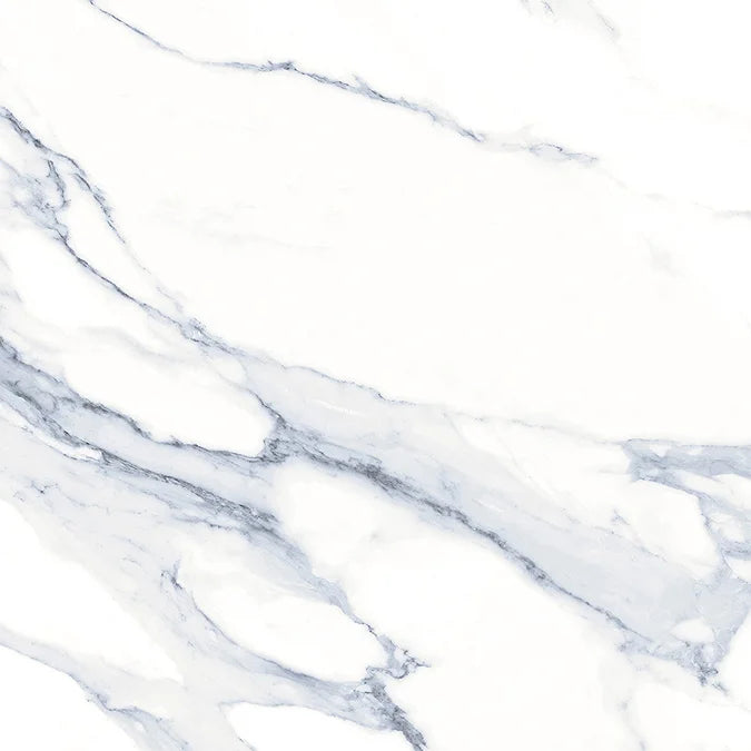 Marmi Carrara Blue Marble gloss porcelain tiles cut sample