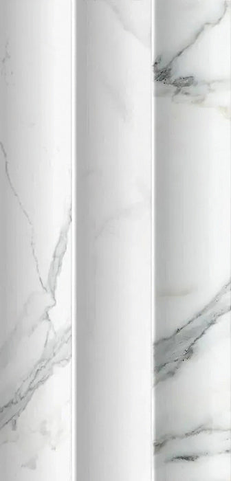 Flutessa Marble Fluted Porcelain Tiles 230 x 115 x 8.5mm