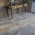Burbank Storm Light Grey Stone Effect Porcelain Wall and Floor Tiles 600x400mm