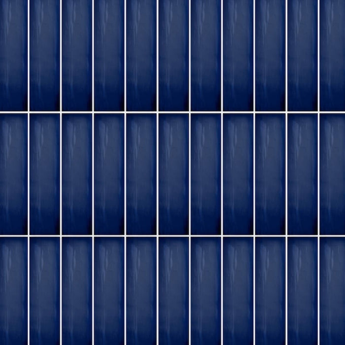 Vitrina Navy Blue Gloss Wall Ceramic tiles 7.5x30cm