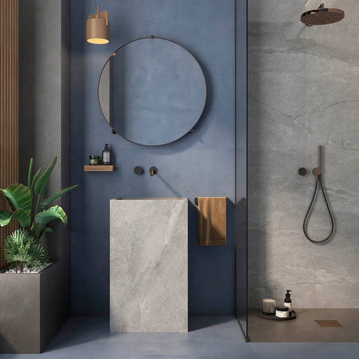 Eleganza Blue Matt Porcelain tiles 60x60cm