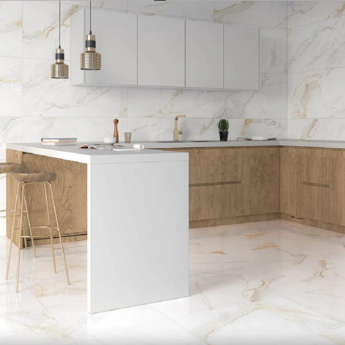 Regency Marble Gold Polished Tiles 60x60cm