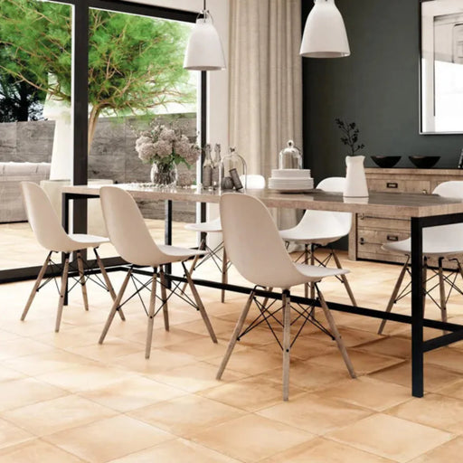 Rustic Crema Terracotta tile 33.15x33.15cm