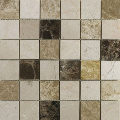 Perugia Brown Marble Mosaic Tiles