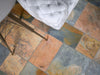 Tuscan Flagstones Multicolour Slate Porcelain Floor and Wall Tile