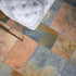 Tuscan Flagstones Multicolour Slate Porcelain Floor and Wall Tile