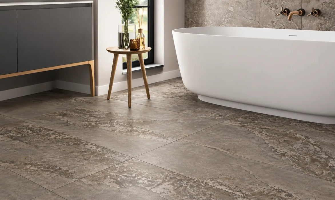 Planet Dark Oxide Metal Effect Wall & Floor Tiles