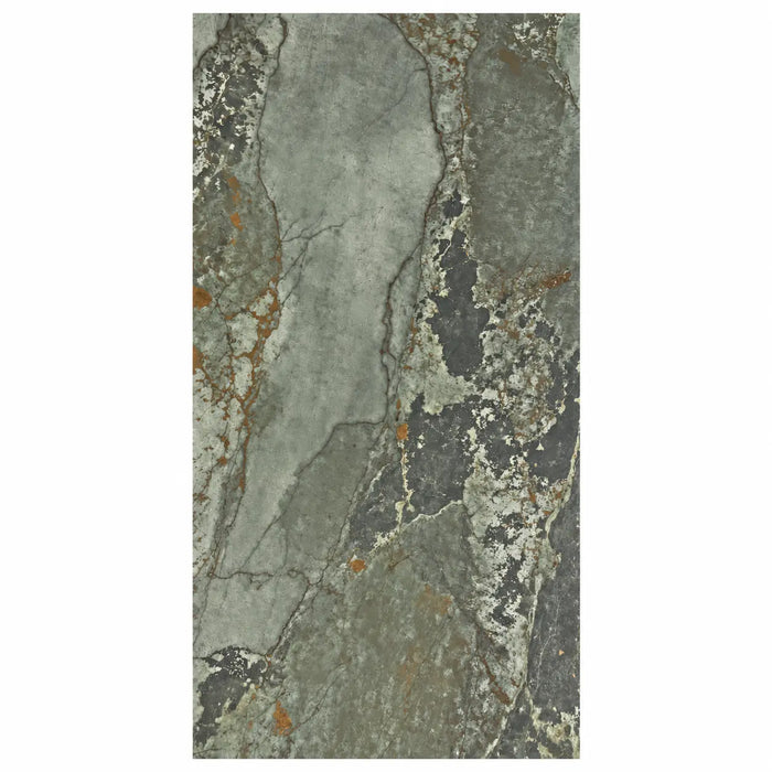 Planet Green Oxide Metal Effect Wall & Floor Tiles