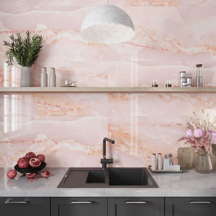 Onyx Pink Gloss and Matt 30x60cm