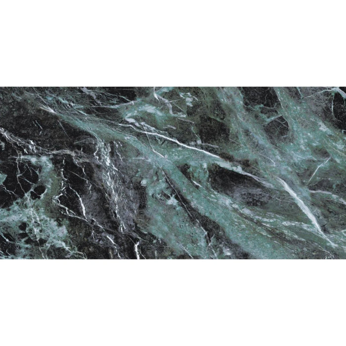 Green marble gloss porcelain tiles 60x120cm — TILEJOB.CO.UK