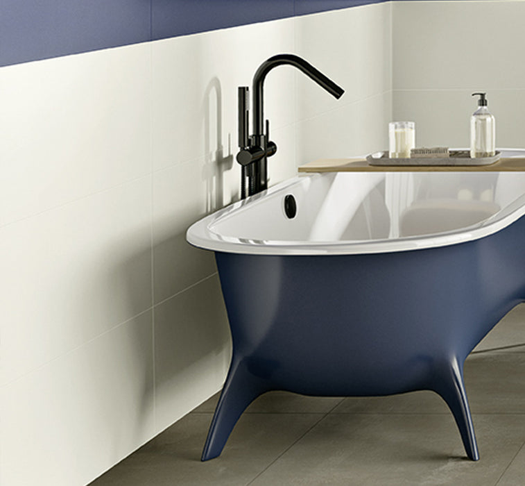 Alba Luxe White Matt Ceramic tiles plane and decor 30x60cm