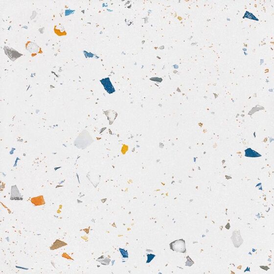 Veneto terrazzo specks colours porcelain tiles 185x185mm