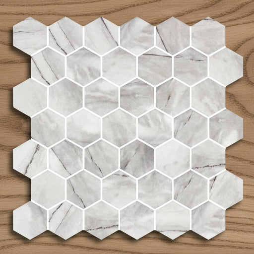 Hex XL Inverno Grey Matt Mosaic R11 28.6x28.4cm