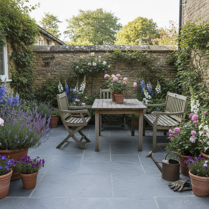 Canterbury Stone Charcoal Tumbled Limestone