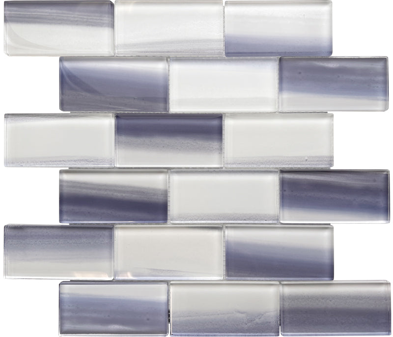 Agate Glass Lilac Mosaic 300x300x8mm