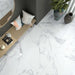 Forum White Marble Matt Porcelain Tiles 100x100cm
