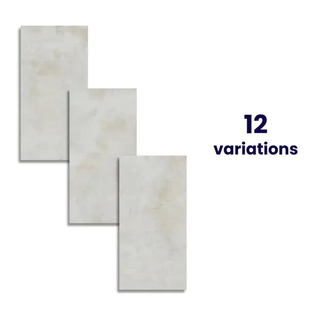Kartena White Oxide Metal Effect Wall & Floor Tiles