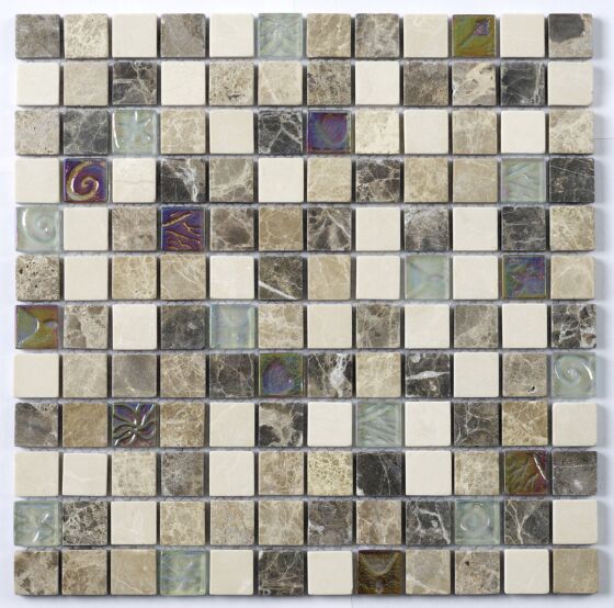 Perugia Royal Brown Marble Mosaic Tiles