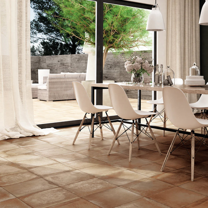 Rustic Moka Porcelain tiles 33.15x33.15cm