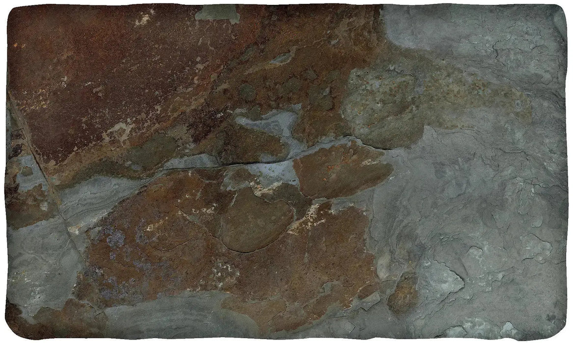 Tuscan Flagstones Multicolour Slate Porcelain Floor and Wall Tile cut sample TILEJOB