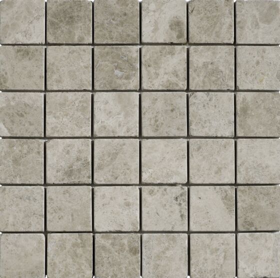 Lunar Grey Tumbled Mosaic Natural Marble Mosaic tiles