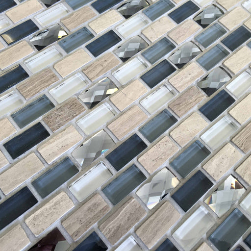 Nautica Abalone Grey Mosaic Wall 295x292x8mm