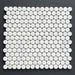 Ritz Statuario Round Mosaic tiles  31.5x29cm
