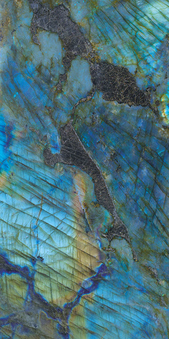 Luminous Labradorite Onyx Blue Polished Tiles - 60x120cm