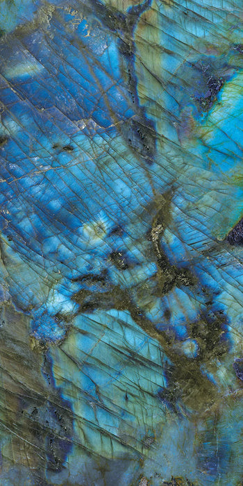 Luminous Labradorite Onyx Blue Polished Tiles - 60x120cm