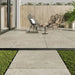 Yorkshire Antique Ivory Tumbled Effect Outdoor Porcelain Tiles cut sample
