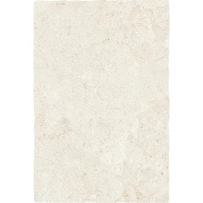 Yorkshire Antique Ivory Tumbled Effect Outdoor Porcelain Tiles cut sample TILEJOB.CO.UK