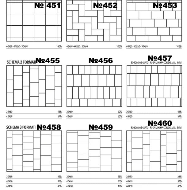 Levante Natural Tumbled Stone Effect Porcelain Tiles