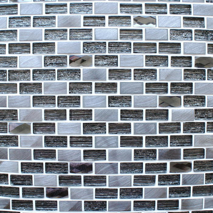 Tiffany Grey mosaic tiles cut sample