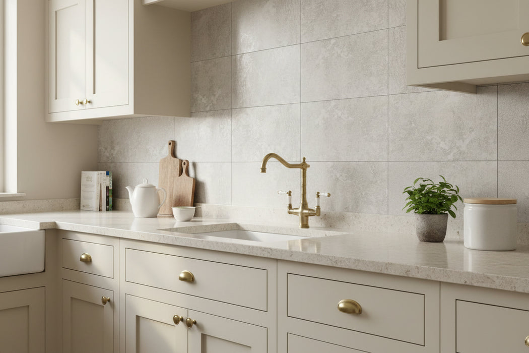 Ronda Pearl porcelain tiles 60x120cm