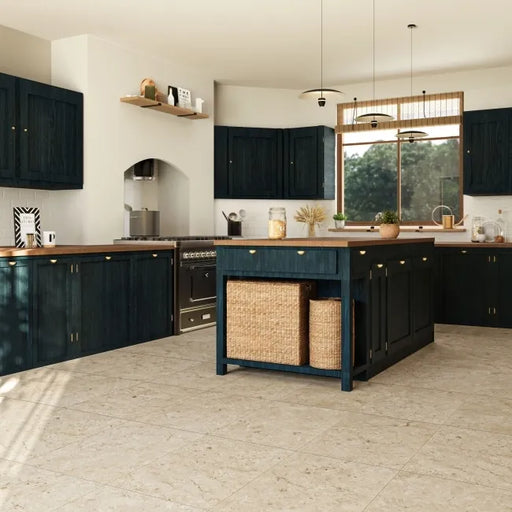 Burbank Storm Beige Stone Effect Porcelain Wall and Floor Tiles 600x400mm