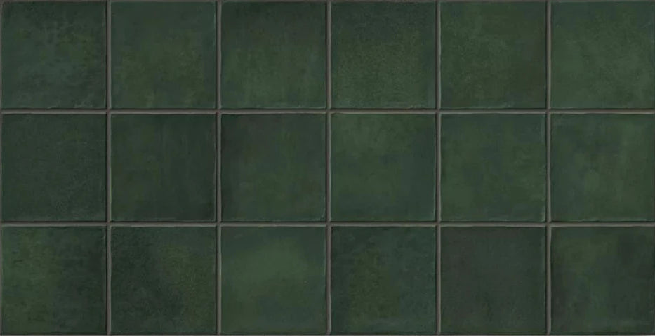 Bottle Green Zellige style tiles Wall Tiles 32x62.5cm