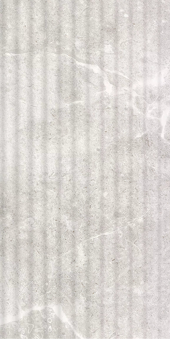 Stonehouse Zenetti Studio Grey Decor Marble Effect Fluted Wall Tiles Matt 30x60cm