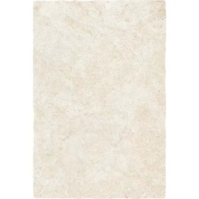 Yorkshire Antique Ivory Tumbled Effect Outdoor Porcelain Tiles cut sample TILEJOB.CO.UK