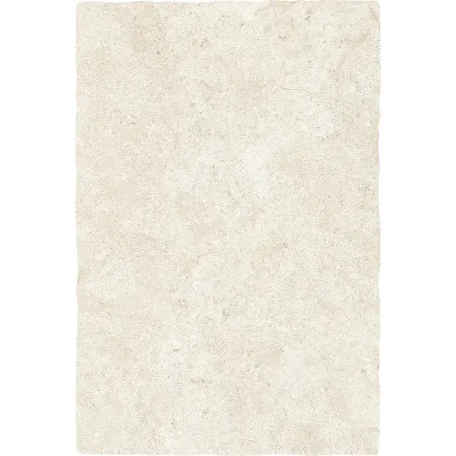 Yorkshire Antique Ivory Tumbled Effect Outdoor Porcelain Tiles cut sample TILEJOB.CO.UK