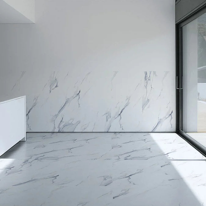 Marmi Carrara Blue Marble gloss porcelain tiles 60x60cm, 30x60cm, 60x120cm