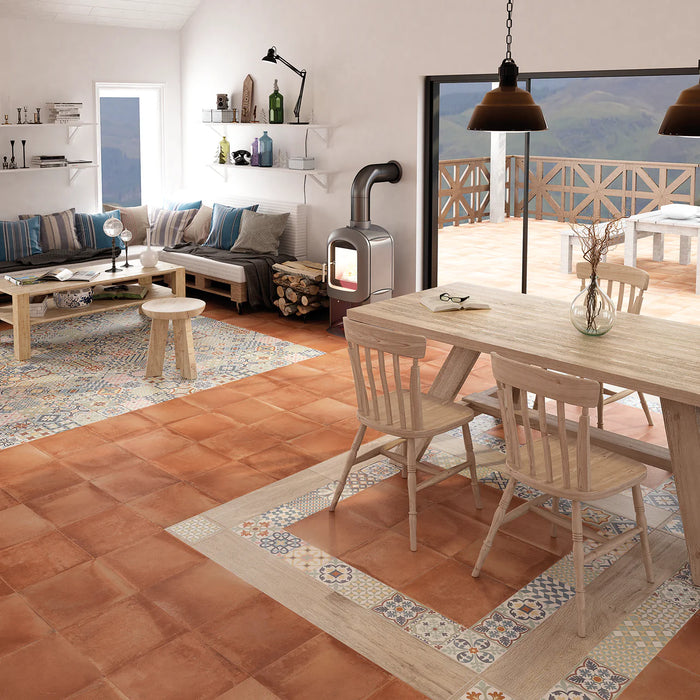 Rustic Cotto Porcelain Tiles 33.15x33.15cm