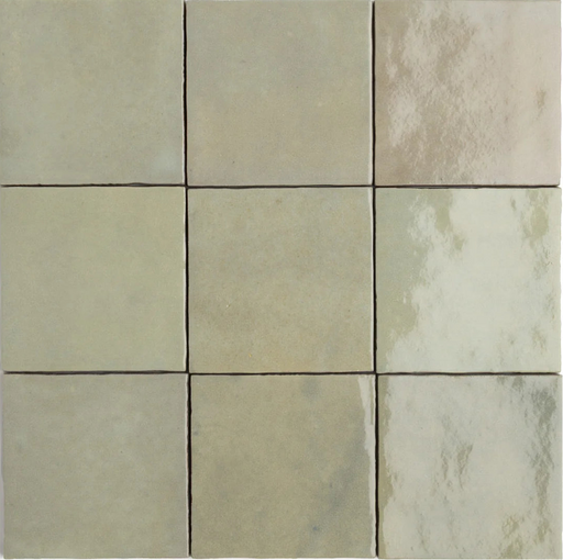 Zellige Morocco Sage Green Wall Tiles 10×10cm