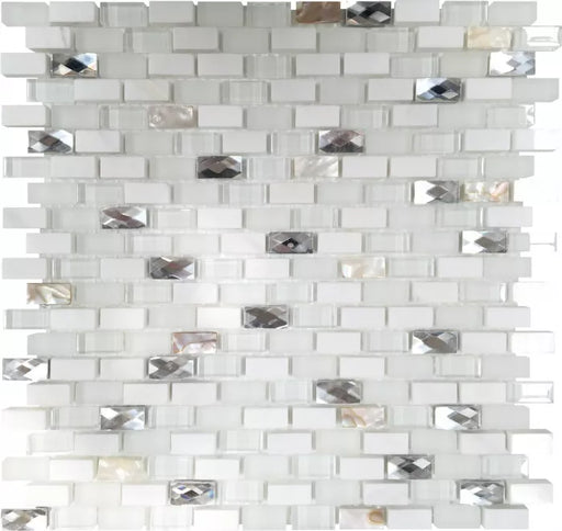 Nautica Oyster White Mosaic Wall 295x292x8mm