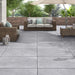 Kandla Grey Porcelain Anti Slip Paving Slabs Pack 21.6m²